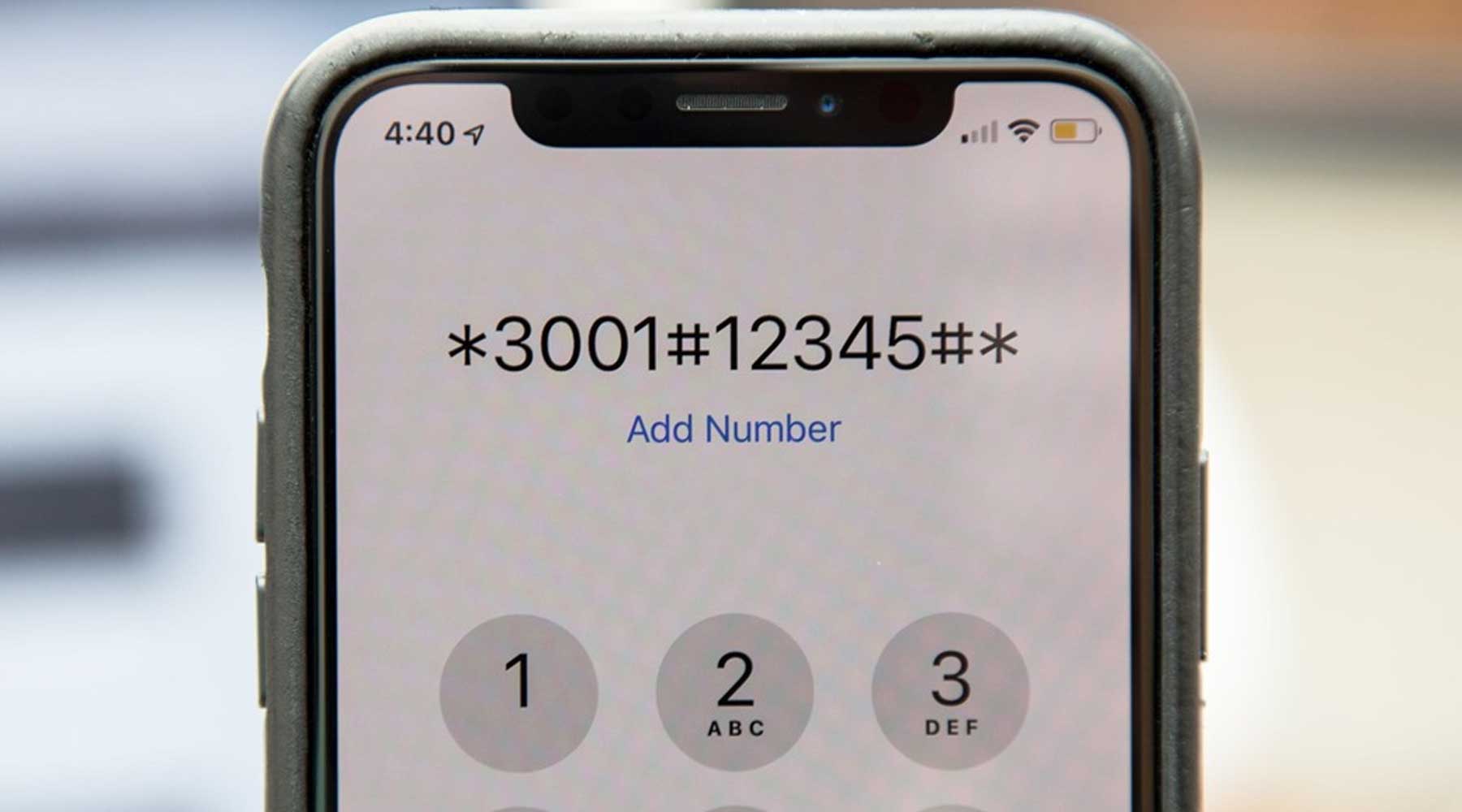 کد تست (مخفی) آیفون iPhone